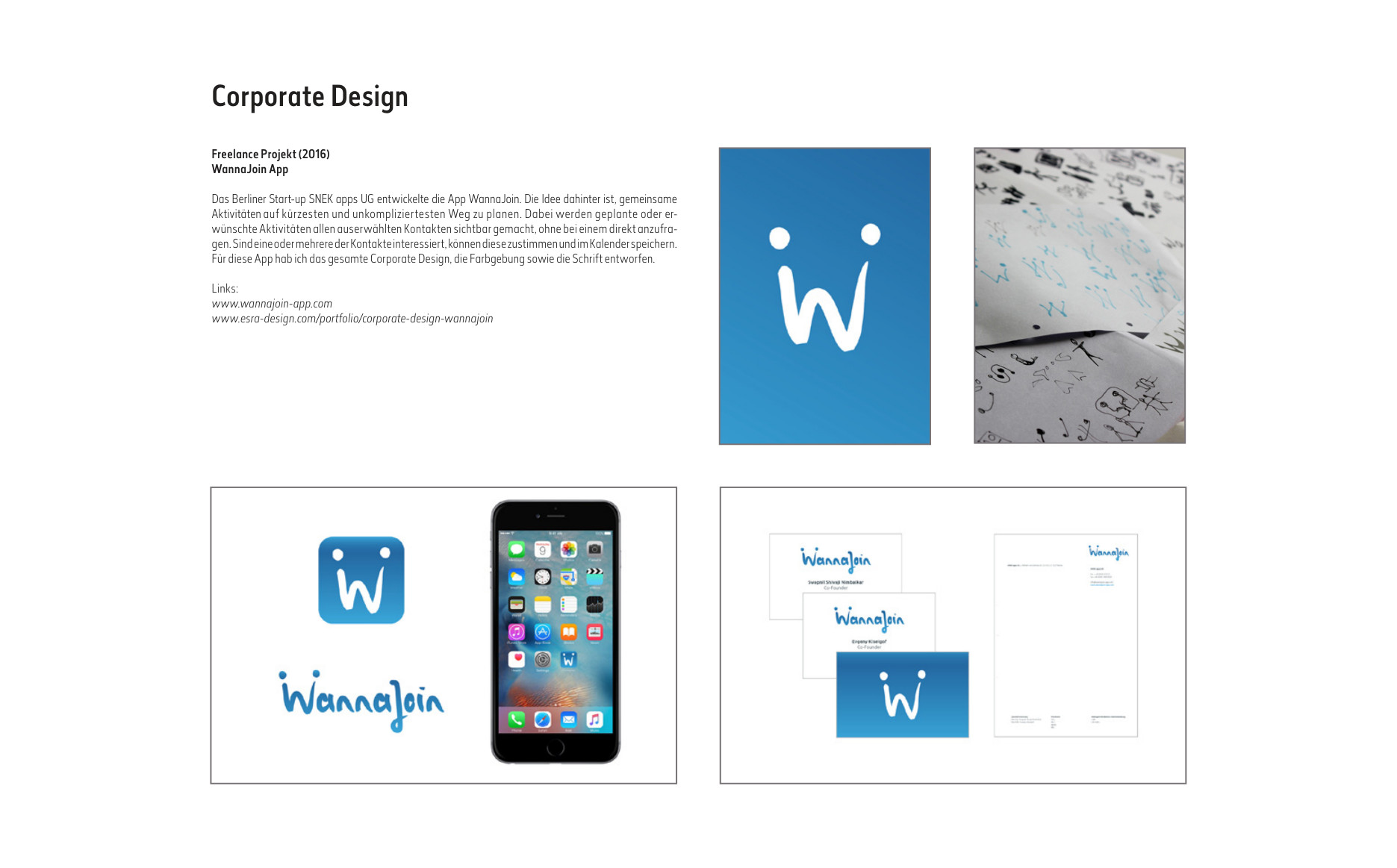 WannaJoin corporate design