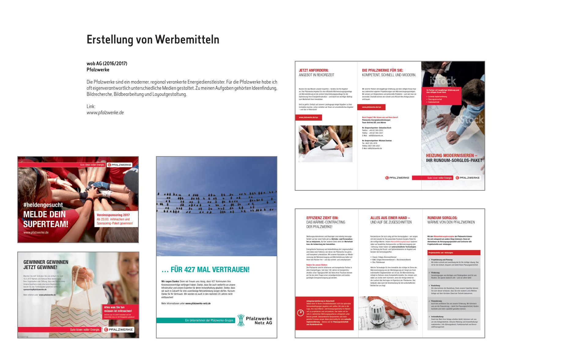 Pfalzwerke Werbemittel