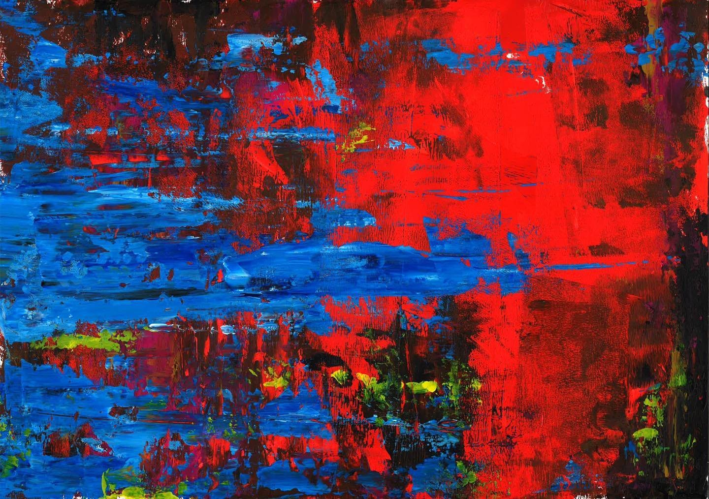 Abstract Art Print "Unstoppable Passion"