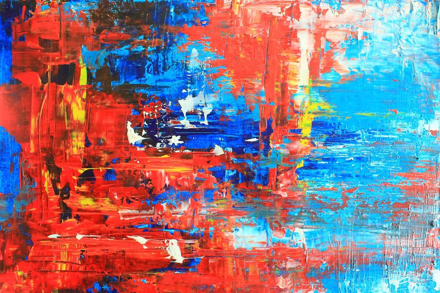 Abstract Art Print “Convergence”