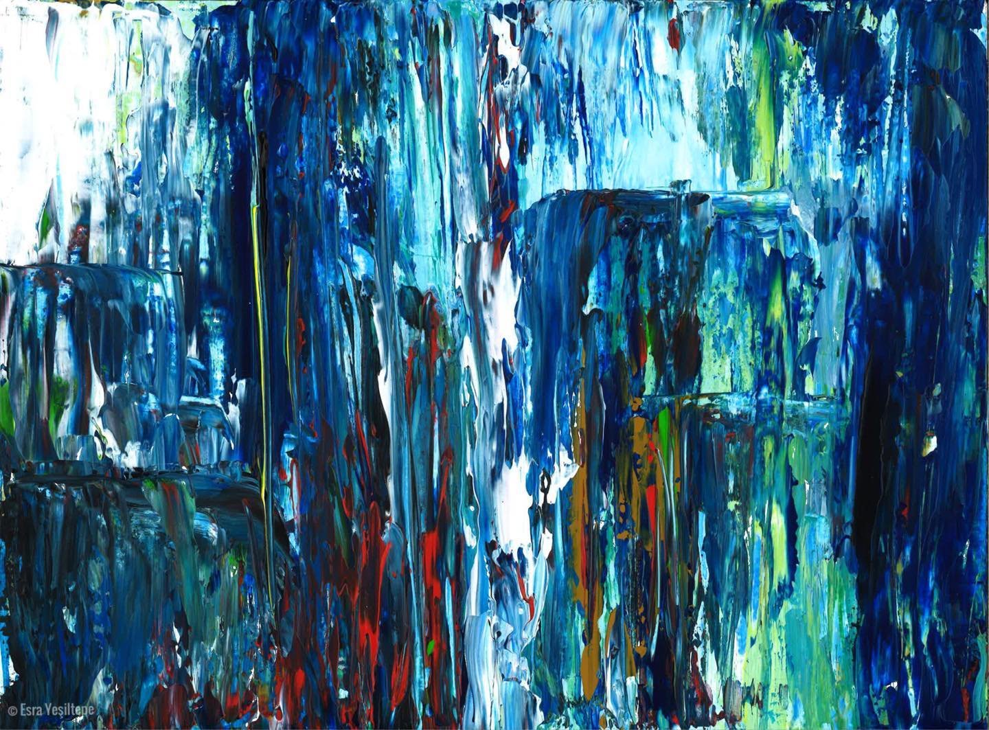 Abstract Art Print  "Genesis"