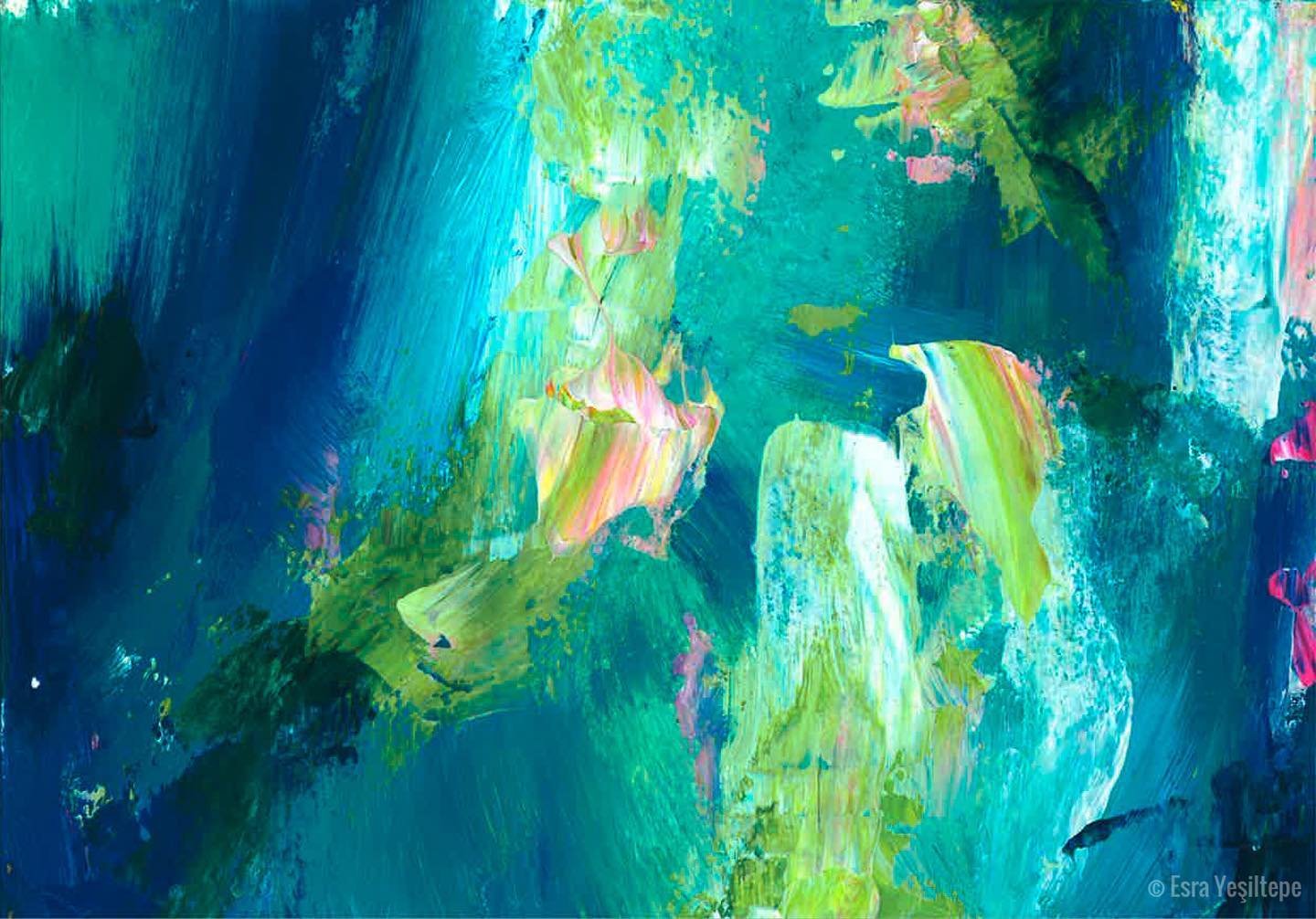 Abstract Art Print "Wild Resilience"